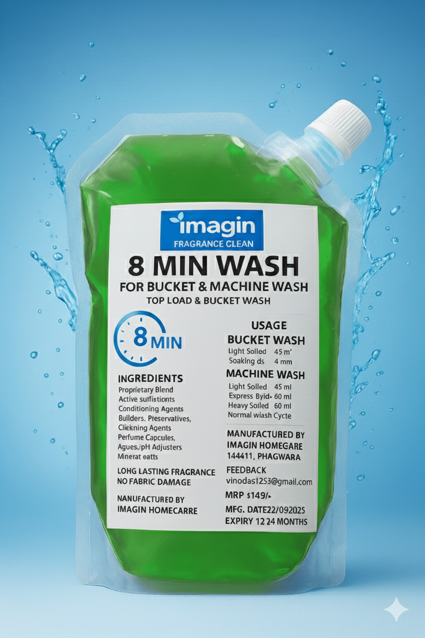 Imagin liquid detergent (lemon fragrance)500ml