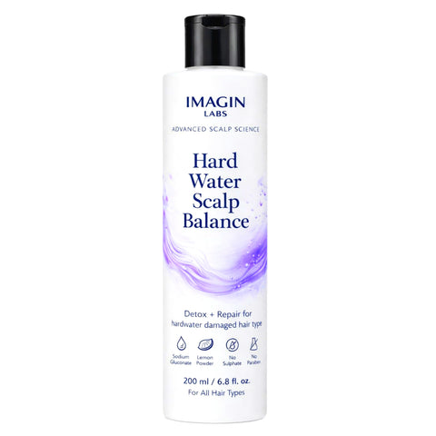 Hard Water Shampoo for mineral buildup removal & scalp detox